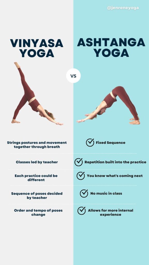 Ashtanga vs. Vinyasa Yoga.